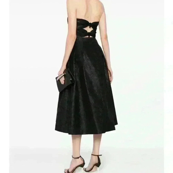 Sachin + Babi Margaux Black/Midnight Strapless Midi Gala Dress Size Xtra Large - Picture 6 of 6